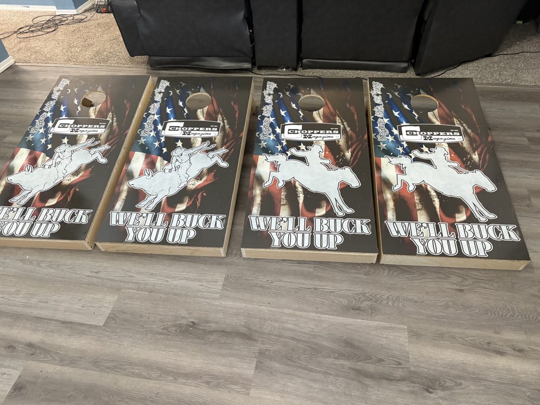 Choppers Magazine — WE'LL BUCK YOU UP
