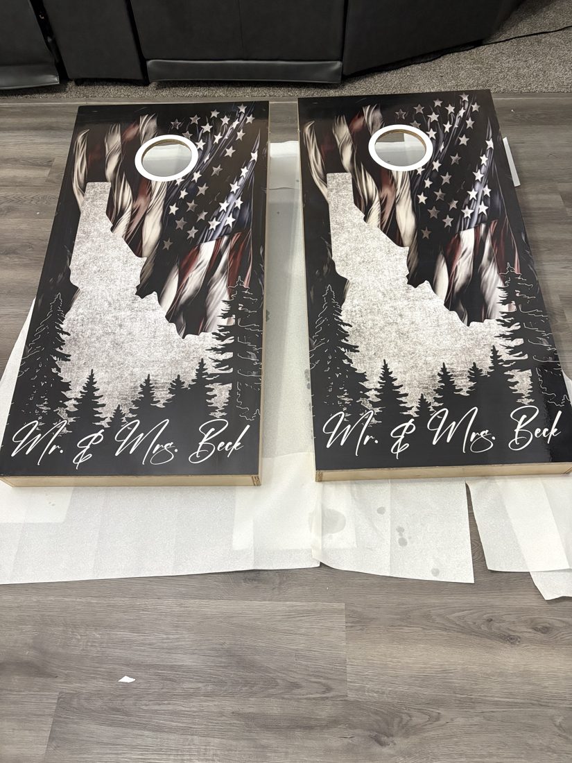 Mr. & Mrs. Beck — Idaho outline