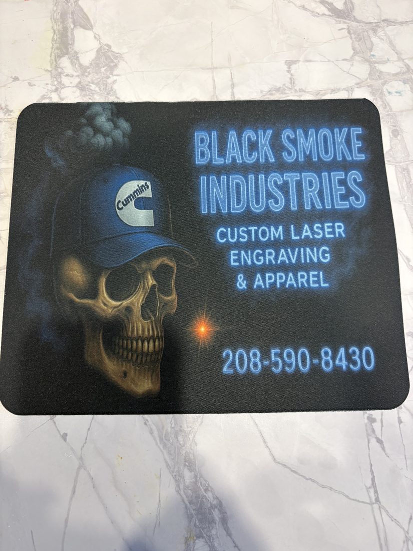 Black Smoke Industries mouse pad