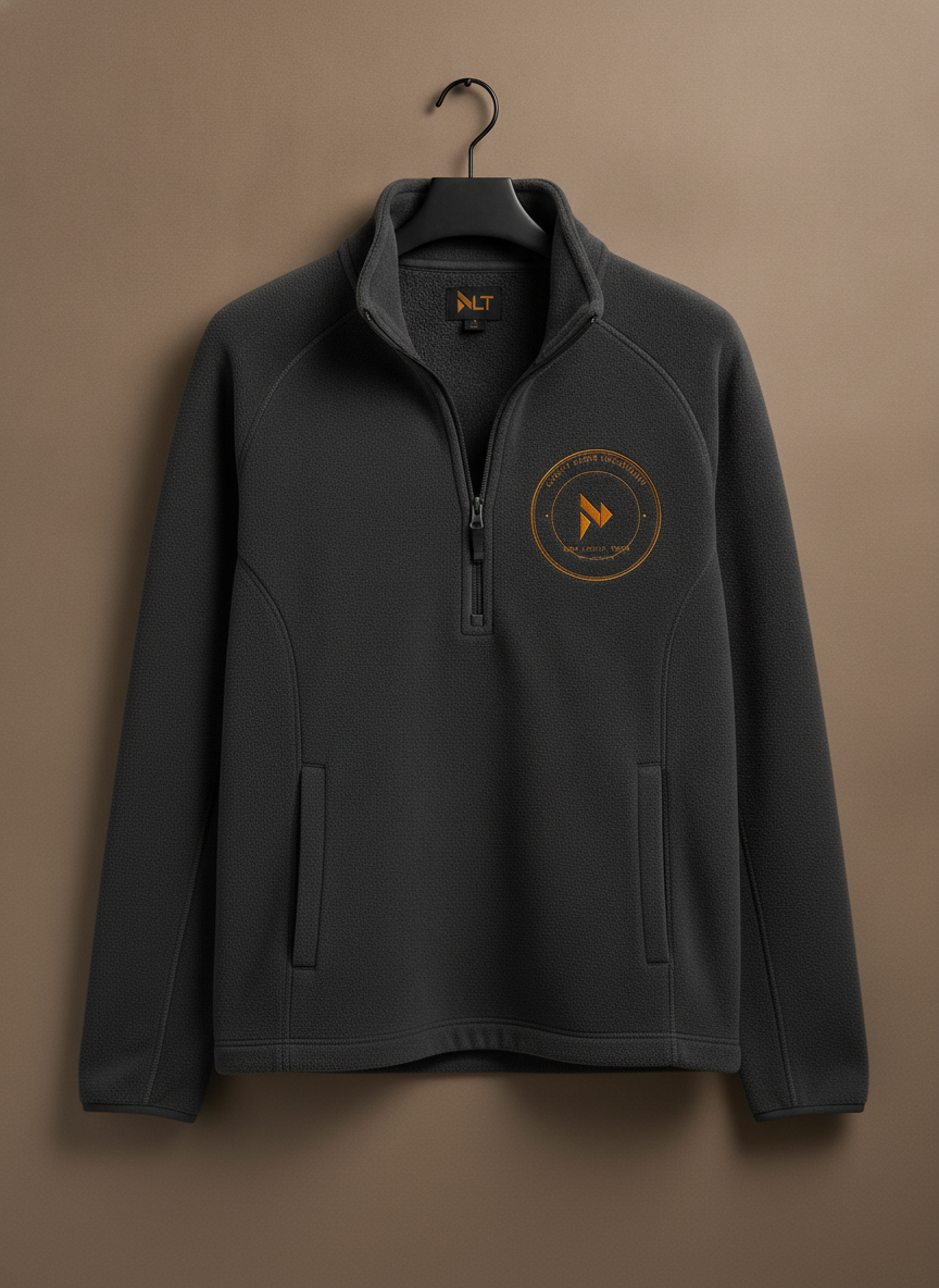 Half-zip fleece pullover