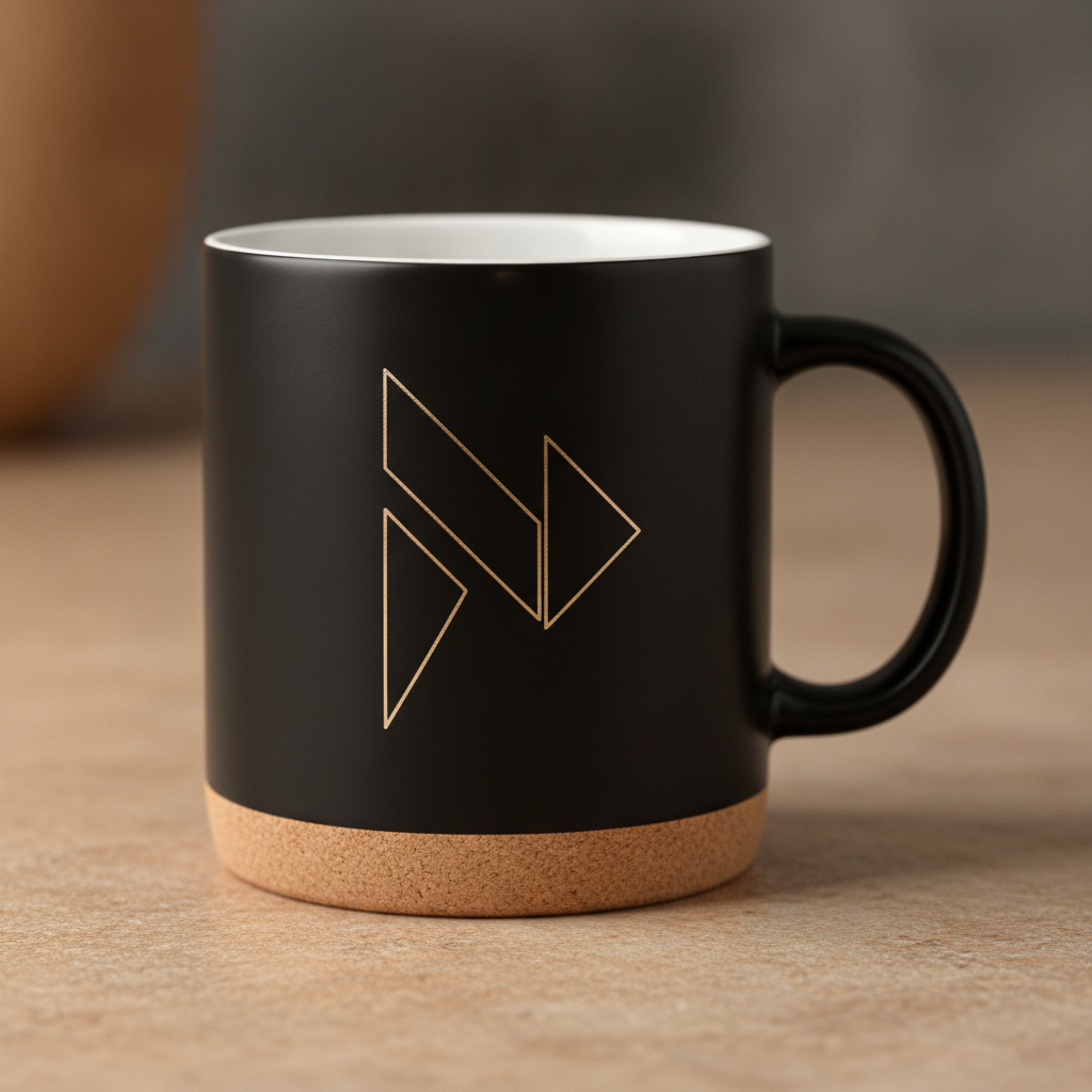 Beck mug foil lineart