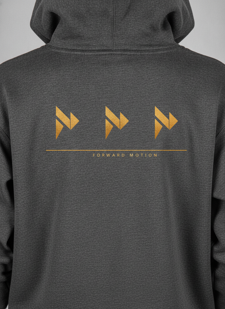 FORWARD MOTION hoodie yoke