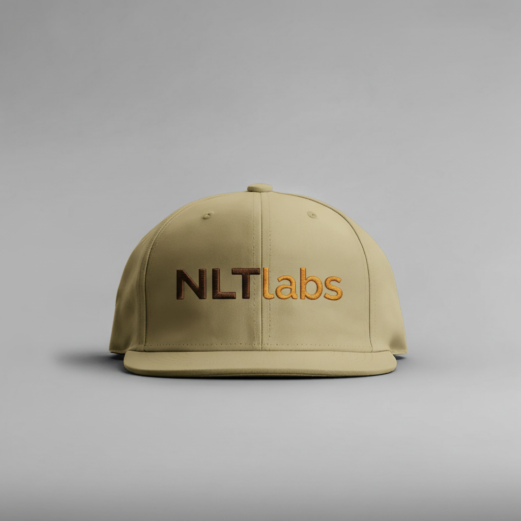 NLTLABS sand cap wordmark