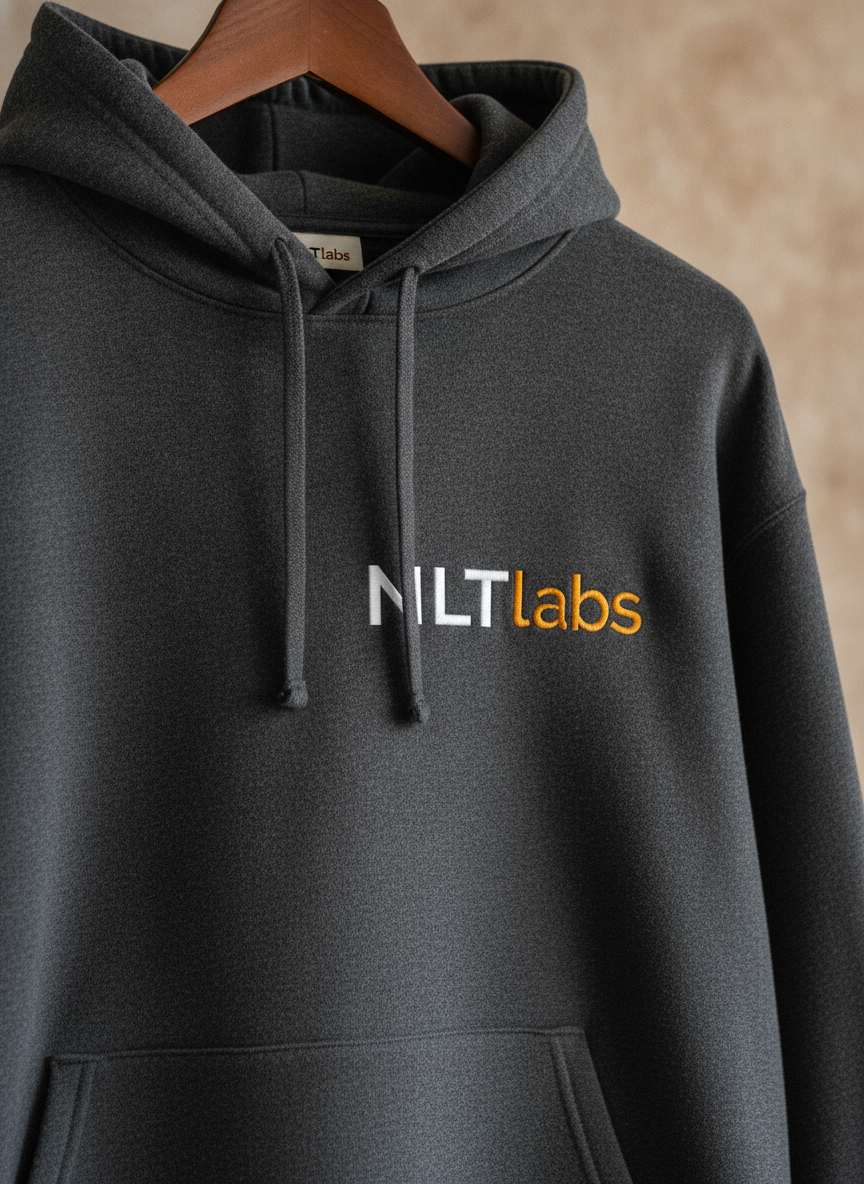 NLTLABS charcoal hoodie
