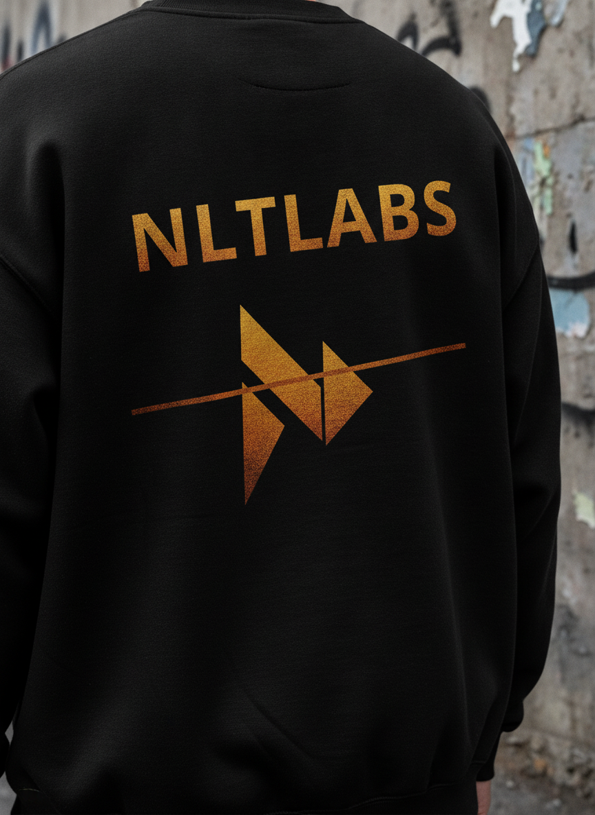 NLTLABS stencil back sweat