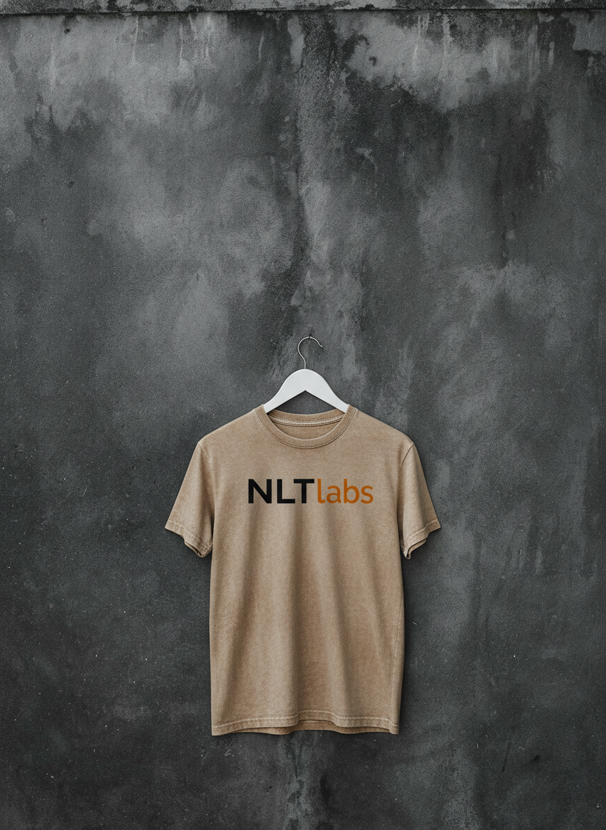 NLTLABS stone wordmark tee