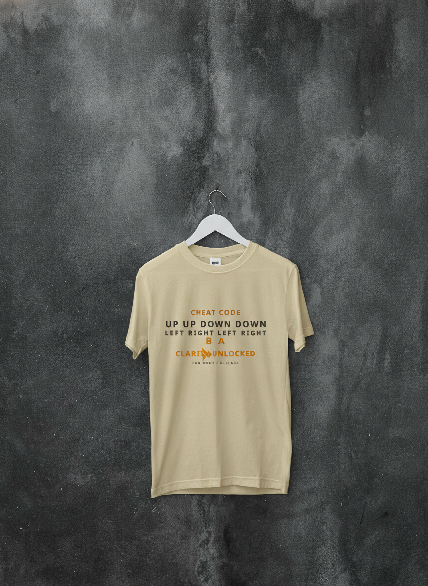 Cheat Code Tee · Oat
